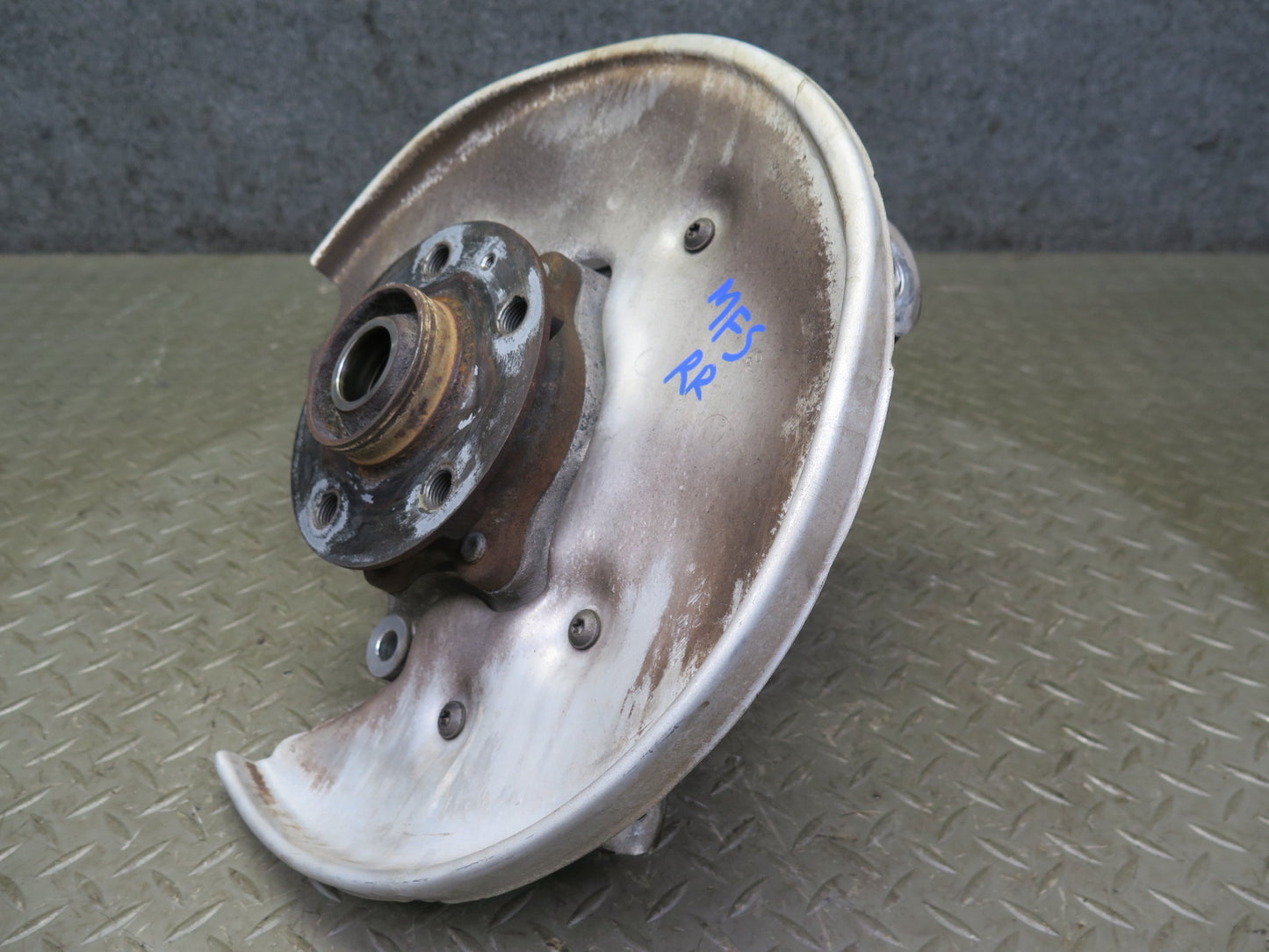 09-16 Audi A5 S5 AWD Rear Right Spindle Knuckle Wheel Hub Bearing 101K Miles OEM