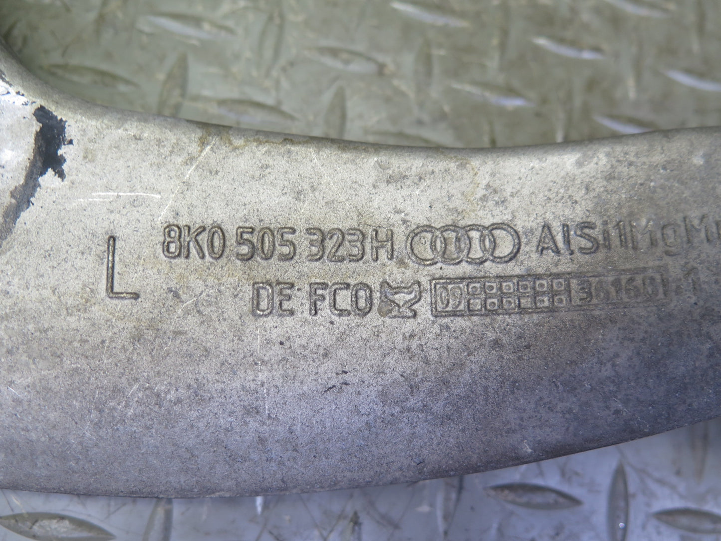 10-16 Audi A5 S5 AWD Set of 3 Rear Left Upper Lower Control Arm 101K Miles OEM