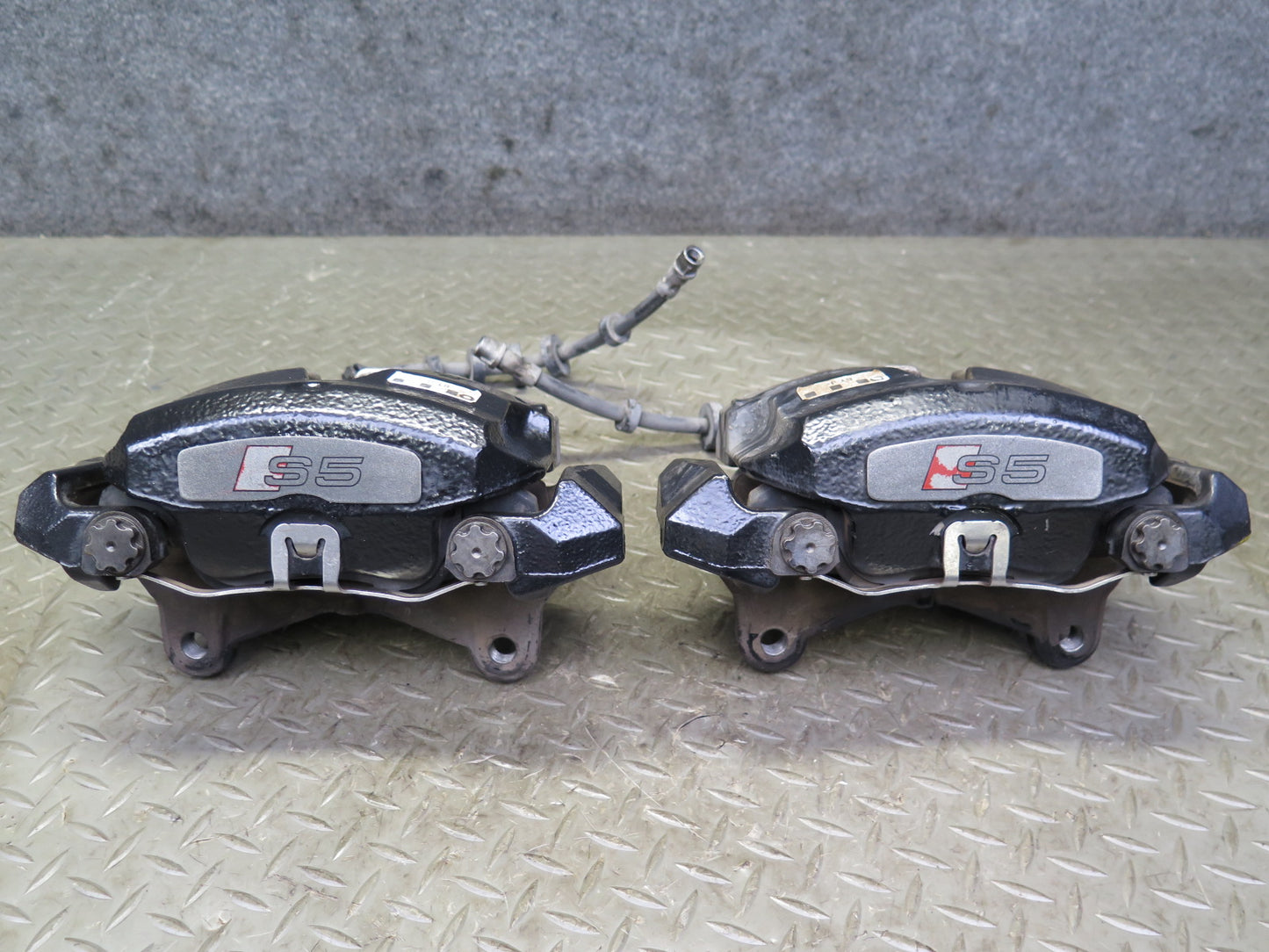 08-16 Audi B8 S5 Coupe AWD Set of 2 Front Left & Right Brake Caliper 101K OEM