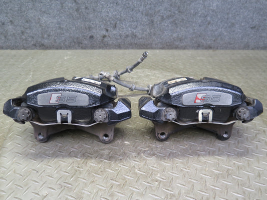 08-16 Audi B8 S5 Coupe AWD Set of 2 Front Left & Right Brake Caliper 101K OEM