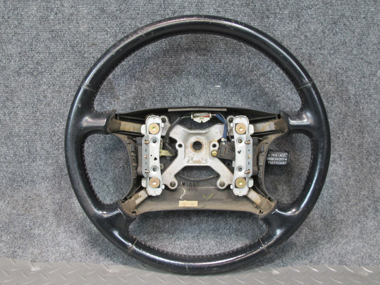 97-98 Lexus JZZ31L SC400 SC300 Leather Steering w Cruise Switch Black OEM