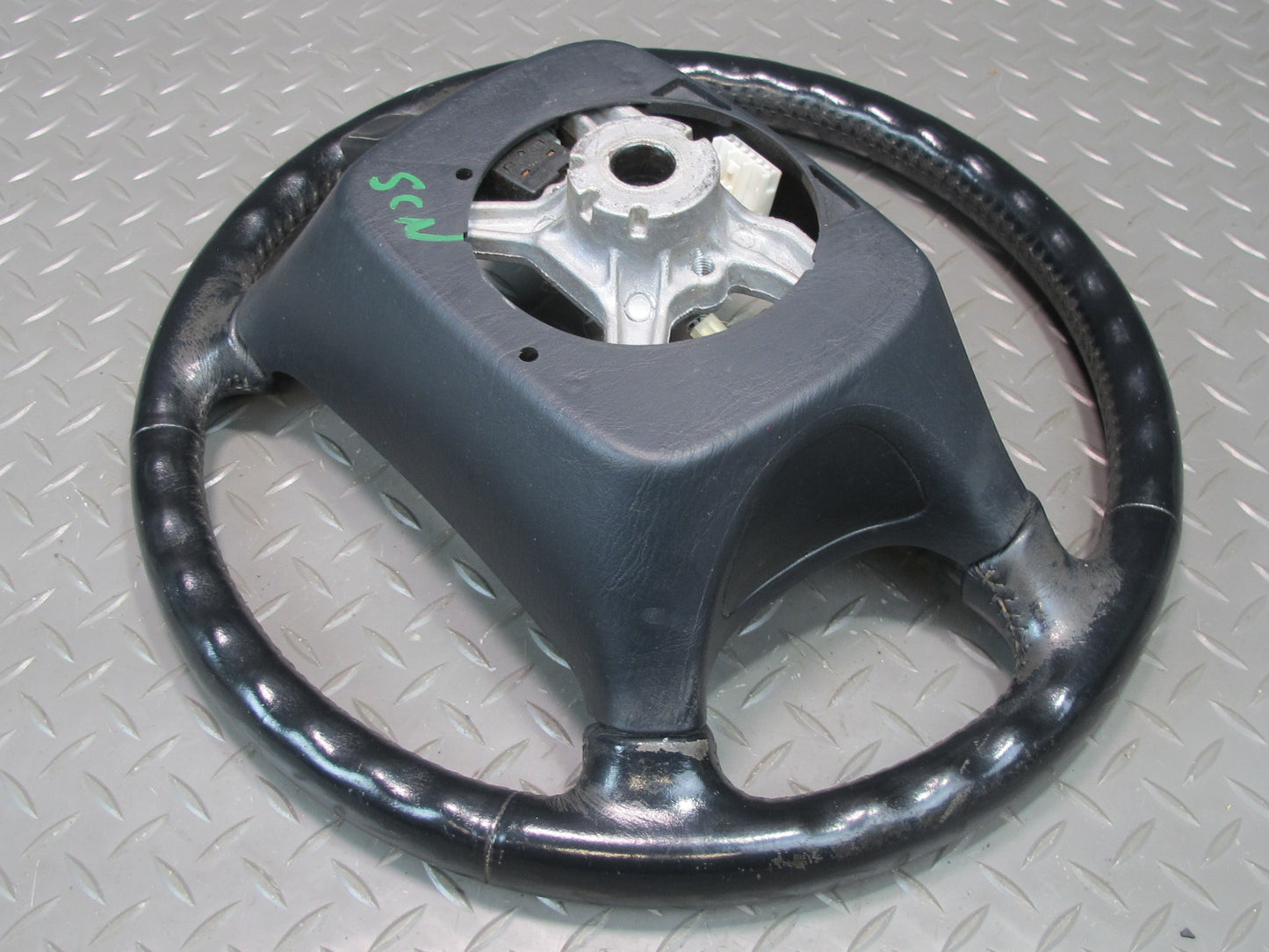 97-98 Lexus JZZ31L SC400 SC300 Leather Steering w Cruise Switch Black OEM