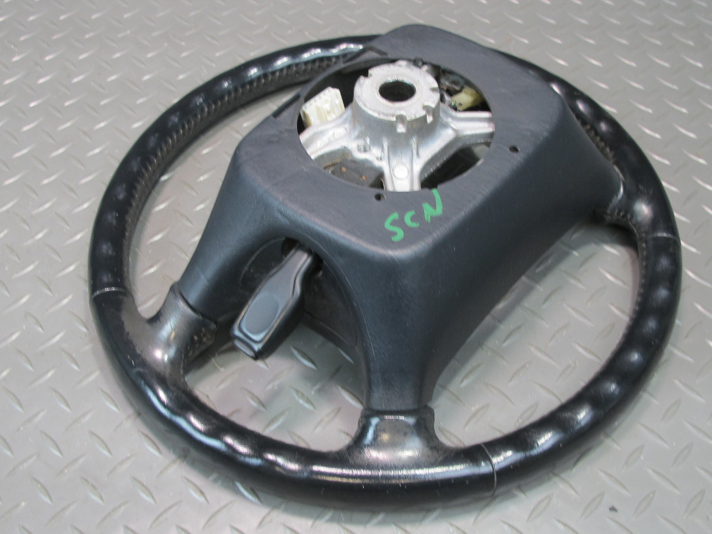 97-98 Lexus JZZ31L SC400 SC300 Leather Steering w Cruise Switch Black OEM