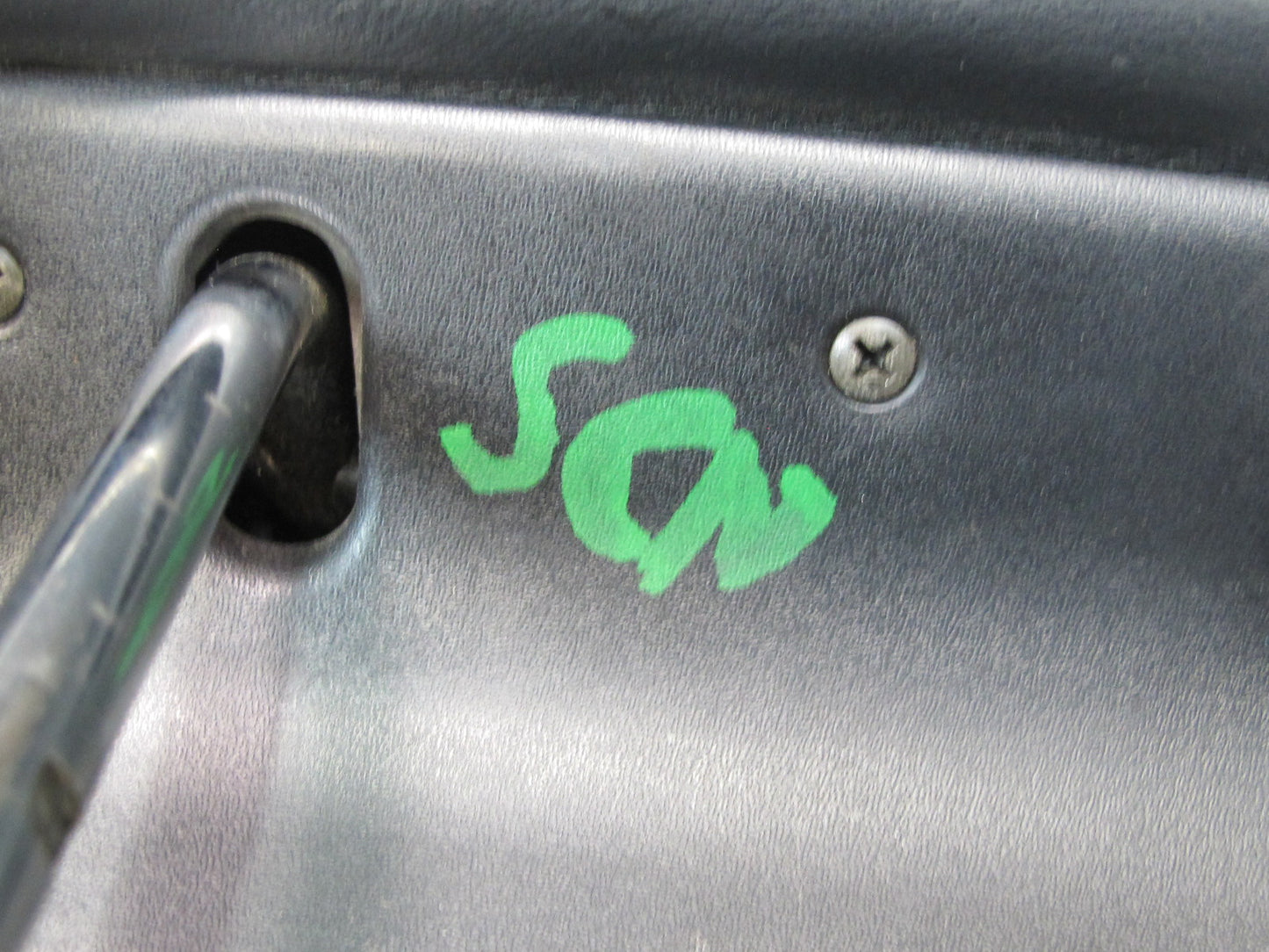 92-98 Lexus JZZ31L SC400 SC300 Set of 2 Front Seat Leather Headrest Black OEM