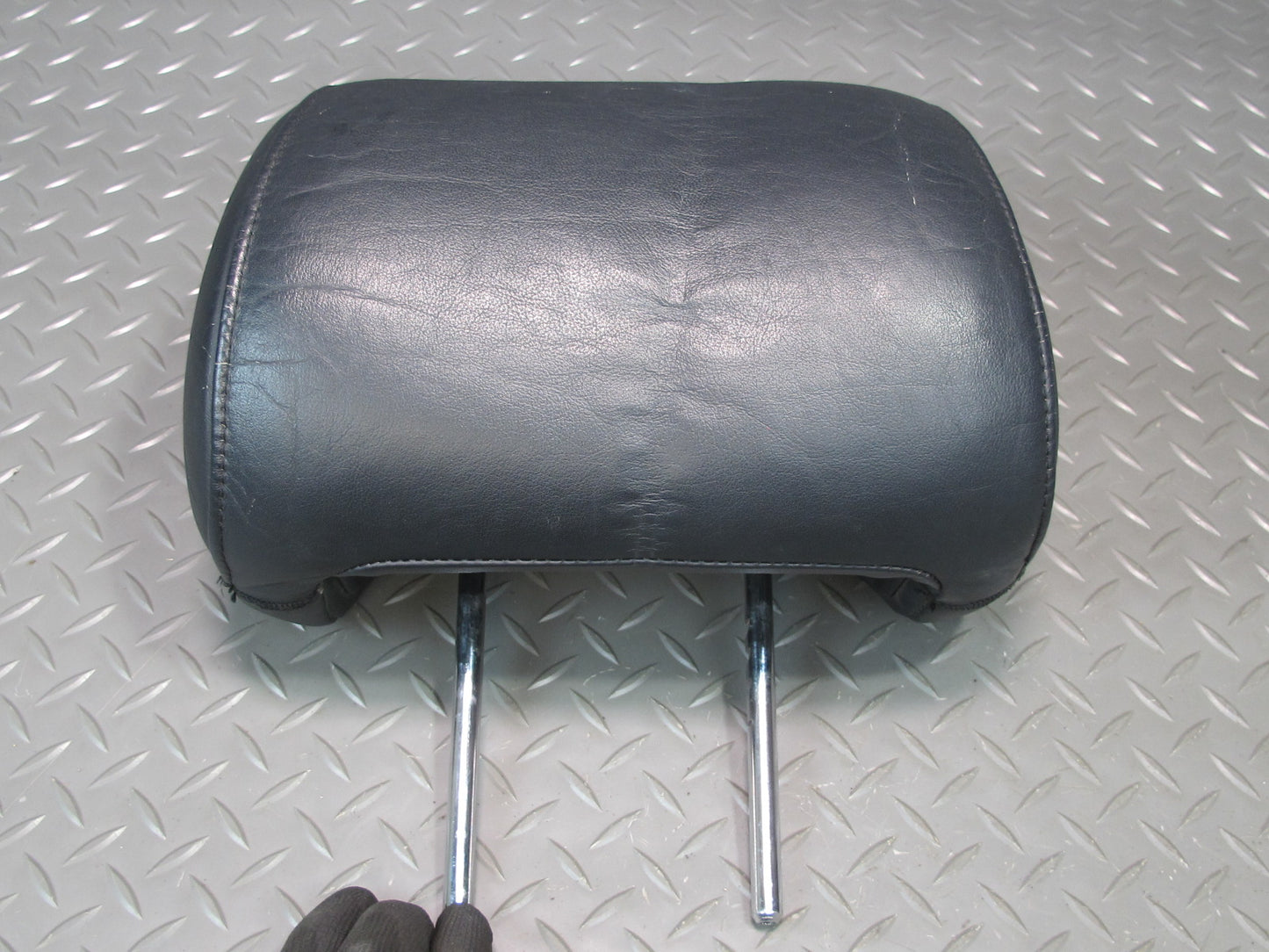 92-98 Lexus JZZ31L SC400 SC300 Set of 2 Front Seat Leather Headrest Black OEM