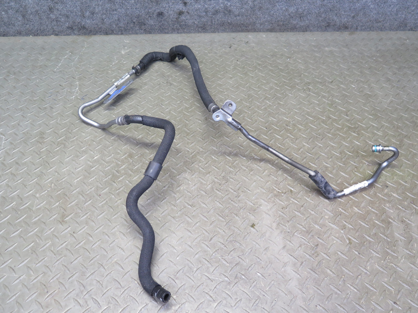 08-11 Audi S5 4.2L Coupe Set of 3 Power Steering Hose Pipe Line OEM