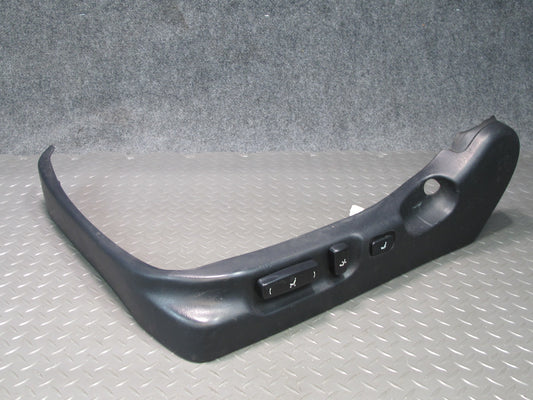 95-00 Lexus JZZ31L SC400 SC300 Front Left Seat Lower Trim w Switches Black OEM
