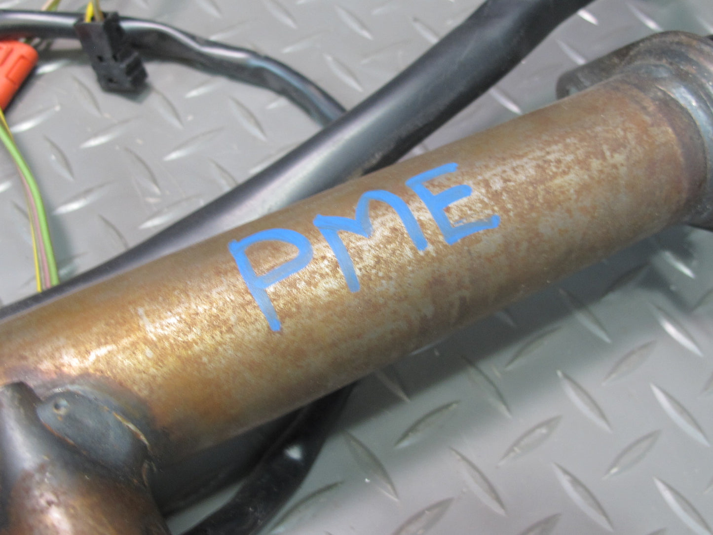 94-95 Mercedes 300D W124 Steering Column & Cover w Turn Wiper Cruise Switch OEM