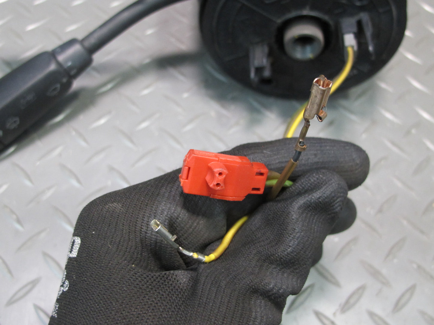 94-95 Mercedes 300D W124 Steering Column & Cover w Turn Wiper Cruise Switch OEM