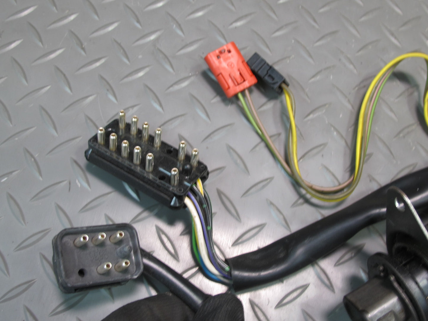 94-95 Mercedes 300D W124 Steering Column & Cover w Turn Wiper Cruise Switch OEM