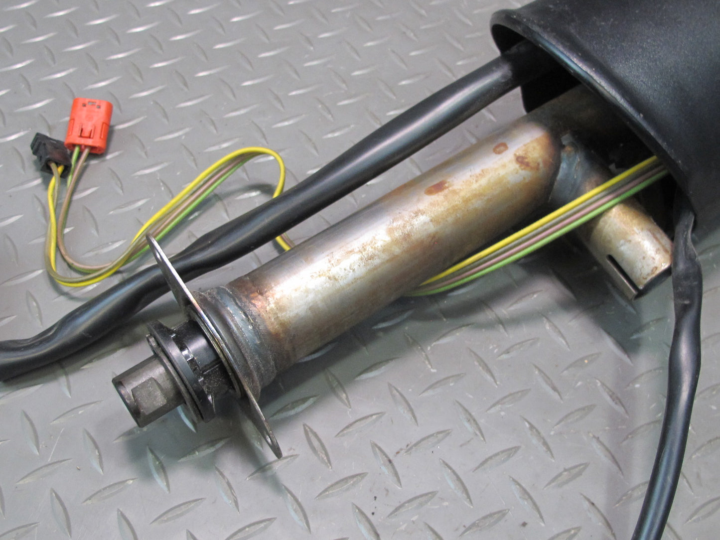 94-95 Mercedes 300D W124 Steering Column & Cover w Turn Wiper Cruise Switch OEM