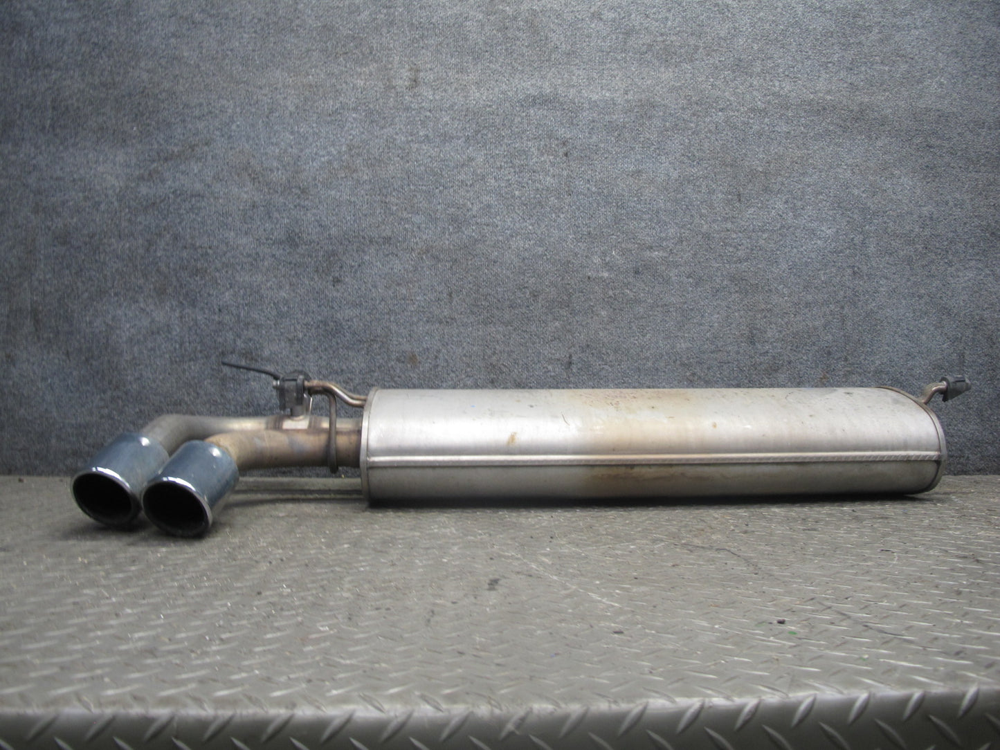 13-17 BMW F25 X3 28ix 2.0L Rear Exhaust Muffler w Tips 81K Miles 7629636 OEM