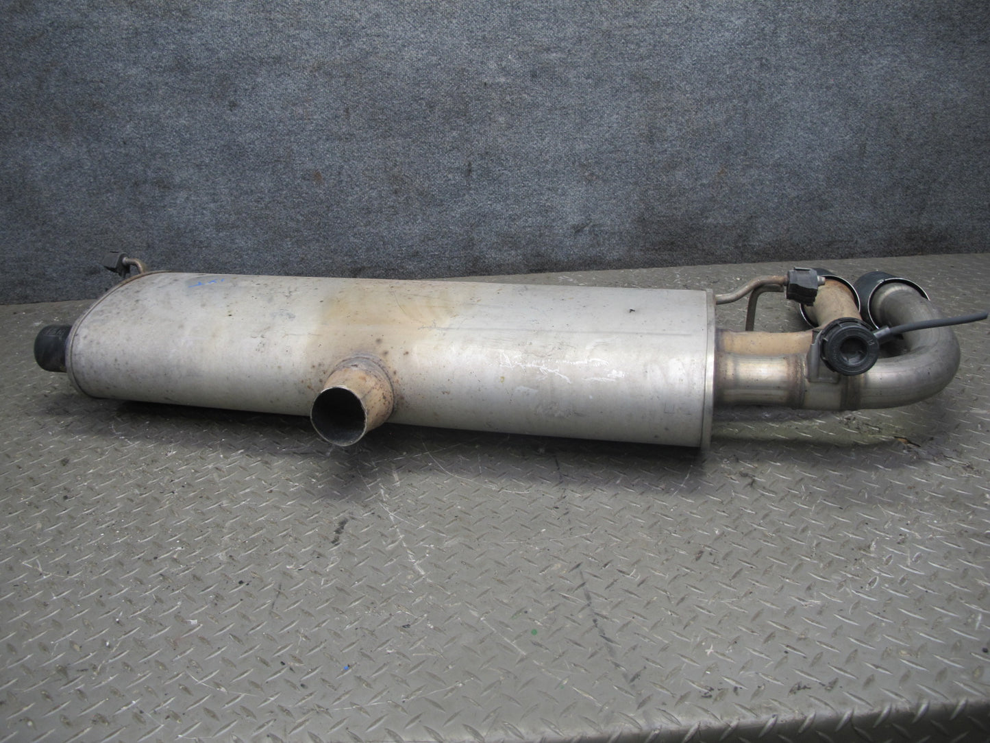 13-17 BMW F25 X3 28ix 2.0L Rear Exhaust Muffler w Tips 81K Miles 7629636 OEM