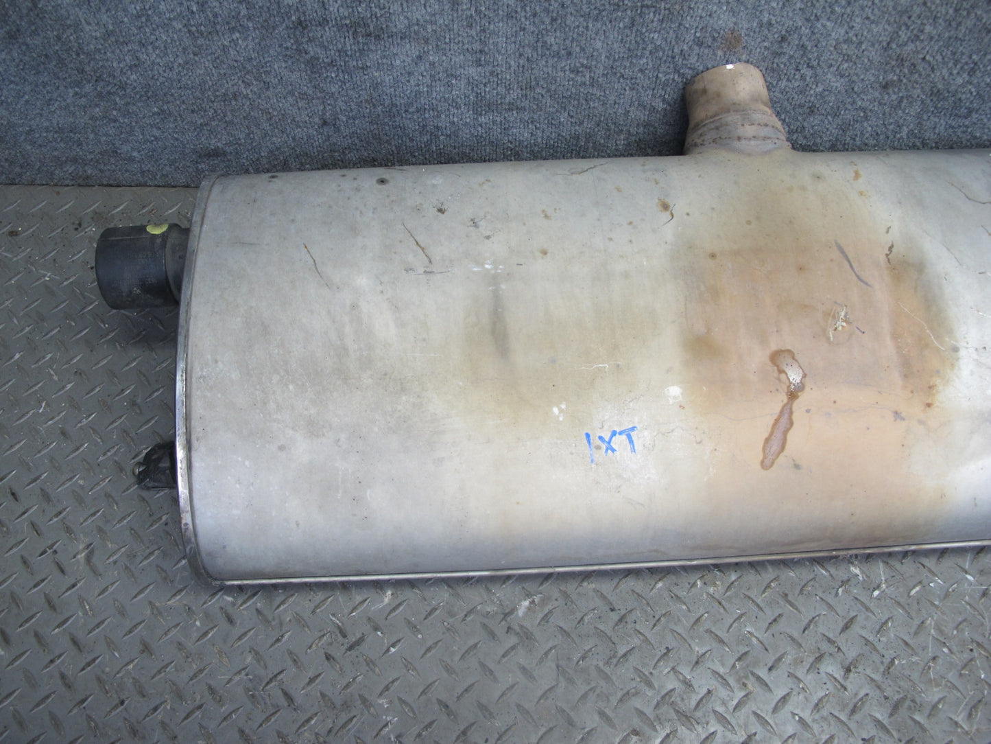 13-17 BMW F25 X3 28ix 2.0L Rear Exhaust Muffler w Tips 81K Miles 7629636 OEM