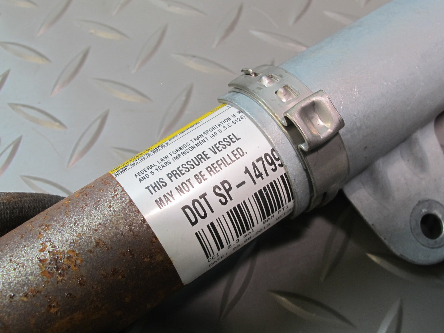 11-18 PORSCHE CAYENNE LEFT DRIVER SIDE ROOF SRS AIRBAG 7P5880741C OEM