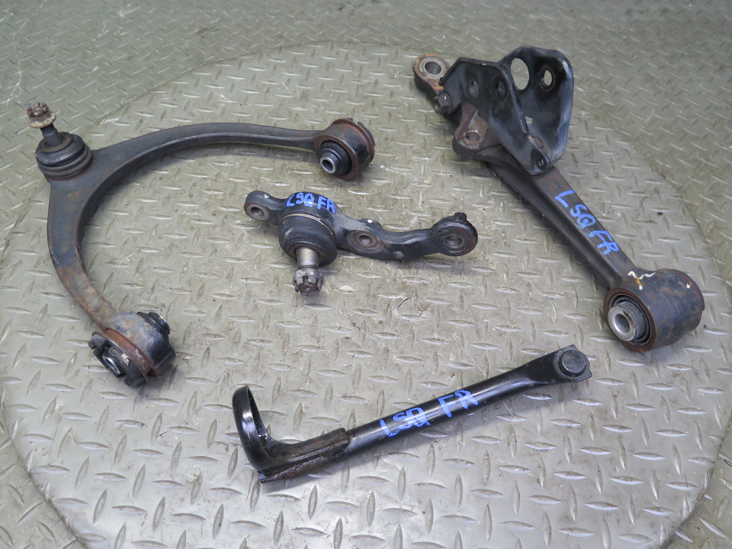 98-00 Lexus UCF20L LS400 Set of 4 Front Right Upper & Lower Control Arm 102K OEM