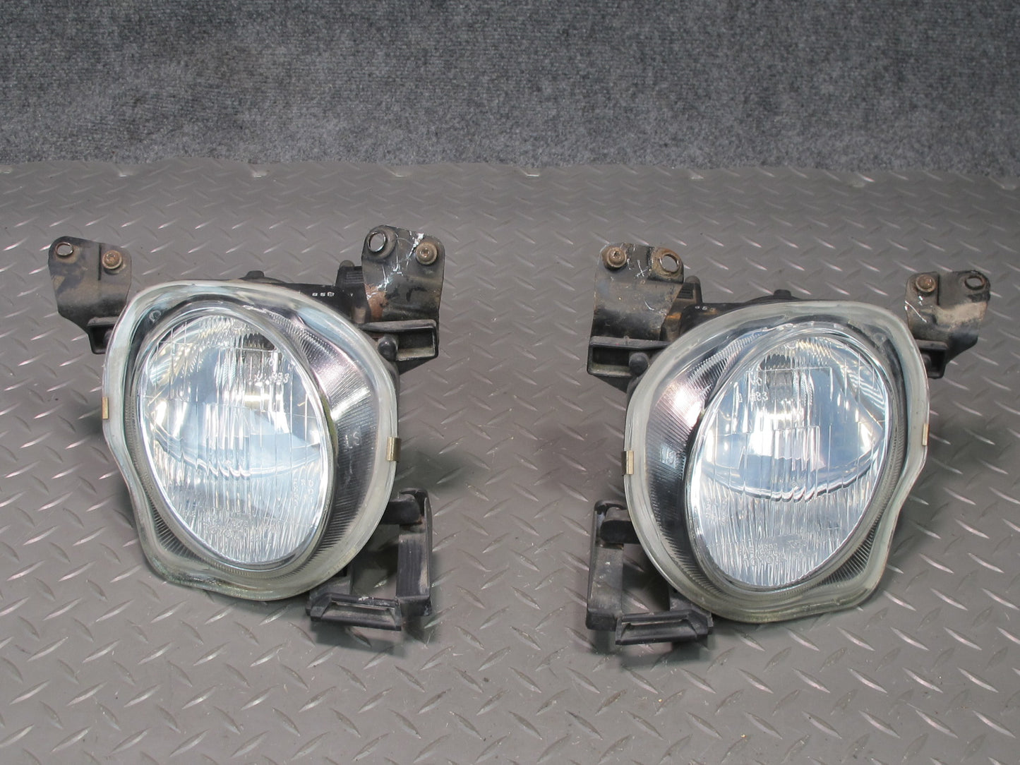 98-00 Lexus JZZ31L SC400 SC300 Set of 2 Front Inner High Beam Headlight Lamp OEM