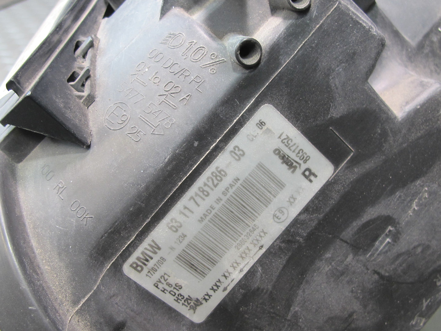 08-11 BMW E82 E88 135i Front Right Adaptive Xenon HID Headlight Lamp 7181286 OEM