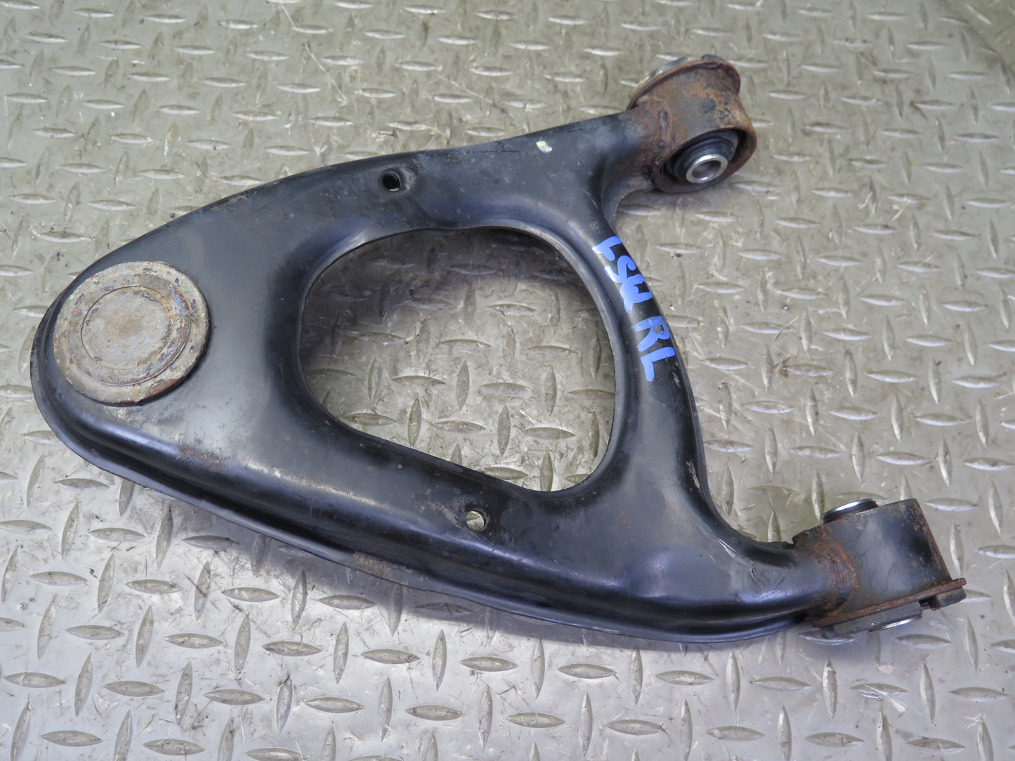 98-00 Lexus UCF20L LS400 Rear Left Upper & Lower Control Arm Set 102K Miles OEM