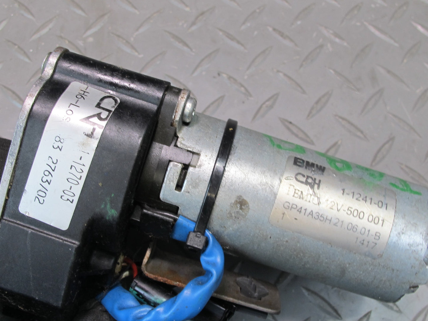 01-06 BMW E46 330ci Convertible Set of 5 Front Left Seat Adjust Motor OEM