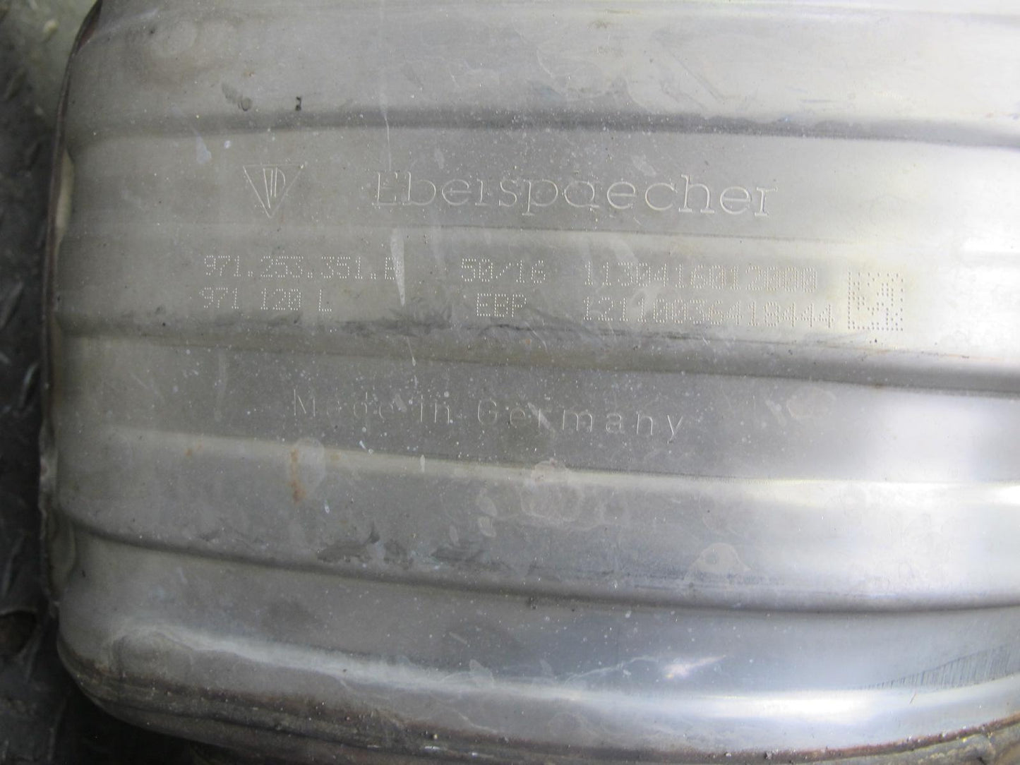 17-21 Porsche Panamera 4S 971 Rear Left Exhaust Muffler 971253351B 44K Miles