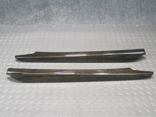 14-18 BMW F15 X5 Set of 2 Left & Right Center Console Wood Trim Cover Panel OEM