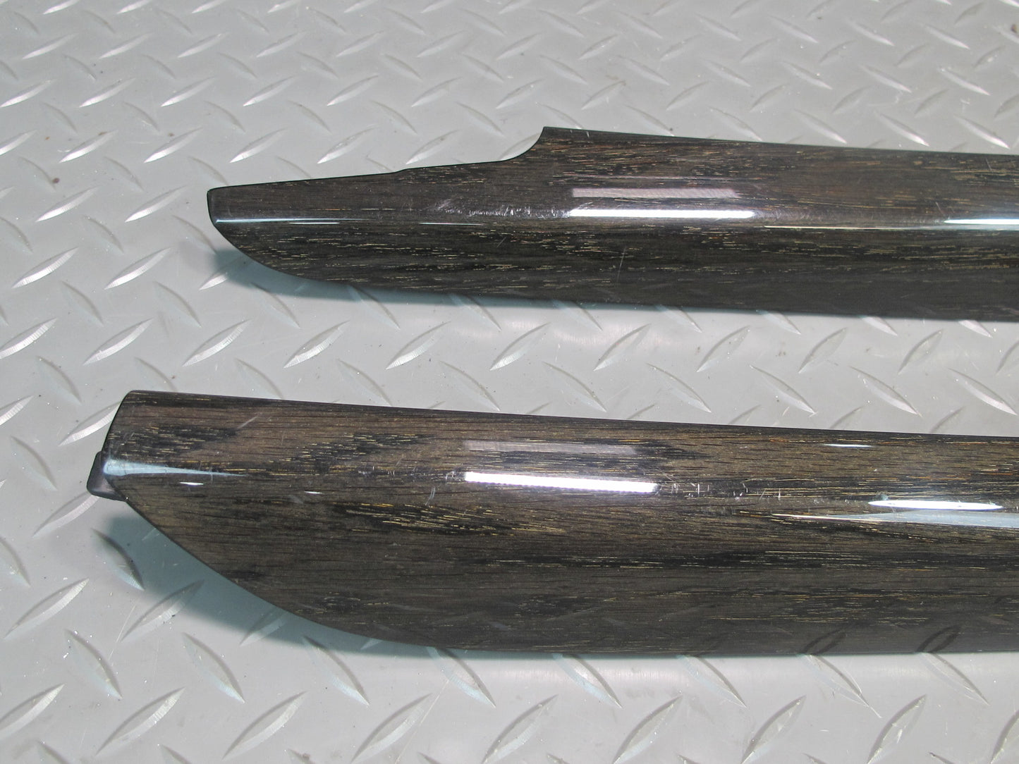 14-18 BMW F15 X5 Set of 2 Left & Right Center Console Wood Trim Cover Panel OEM