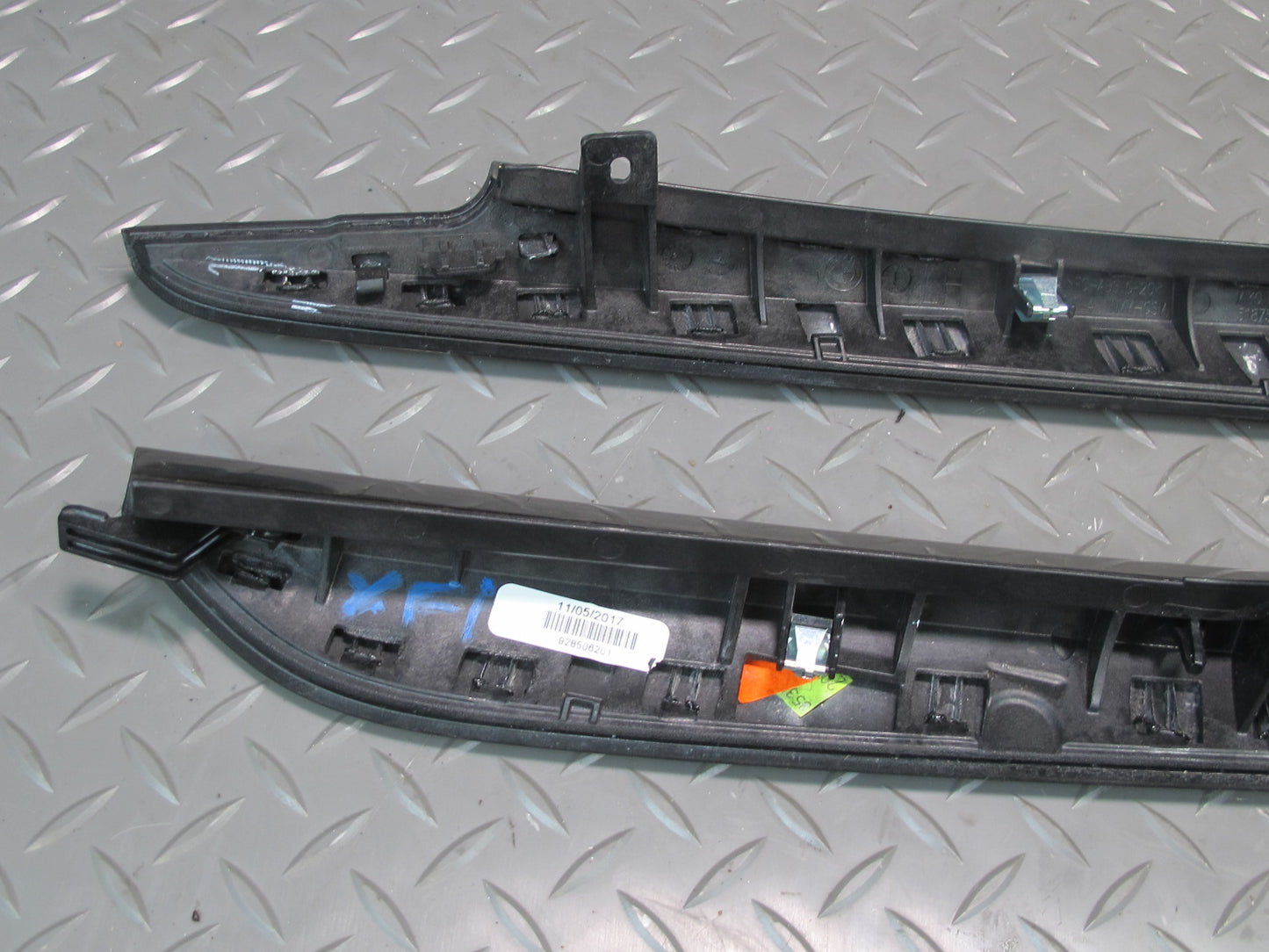 14-18 BMW F15 X5 Set of 2 Left & Right Center Console Wood Trim Cover Panel OEM