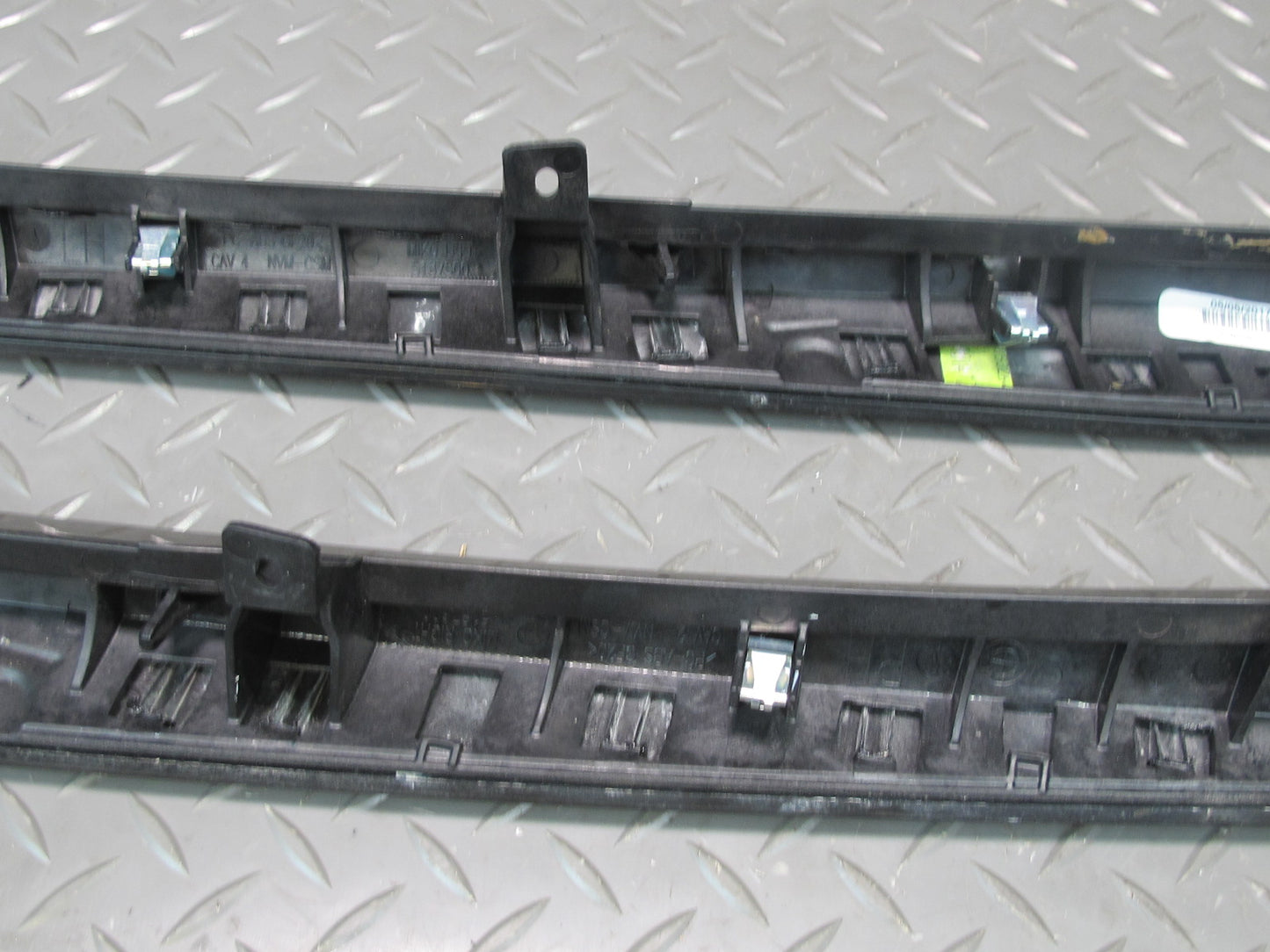 14-18 BMW F15 X5 Set of 2 Left & Right Center Console Wood Trim Cover Panel OEM