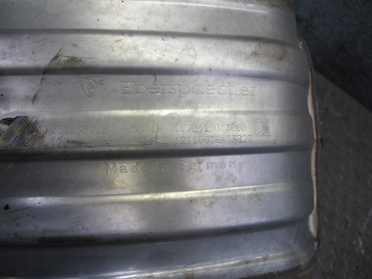 17-21 Porsche Panamera 4S 971 Rear Right Exhaust Muffler 971253352B 44K Miles