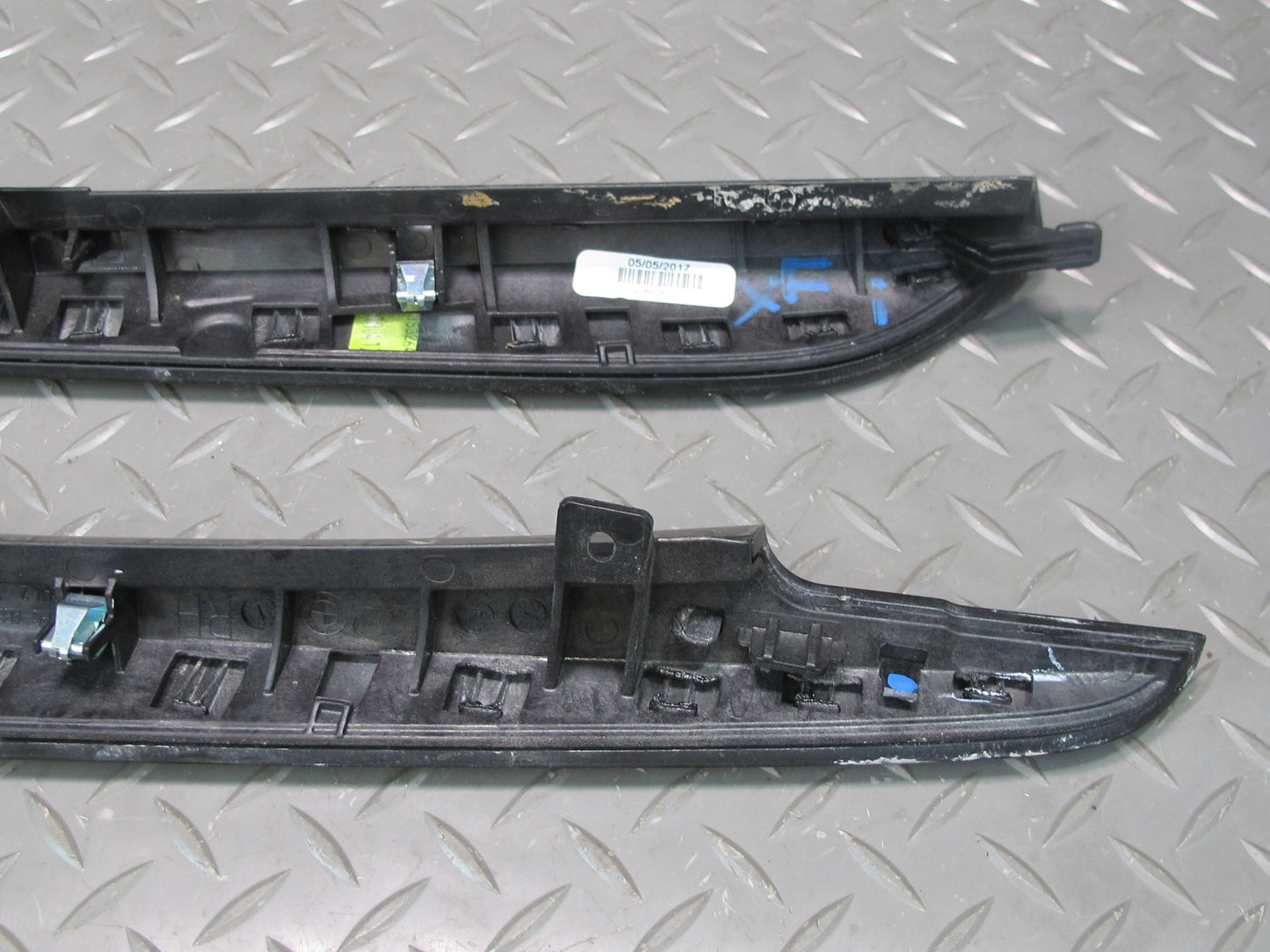 14-18 BMW F15 X5 Set of 2 Left & Right Center Console Wood Trim Cover Panel OEM