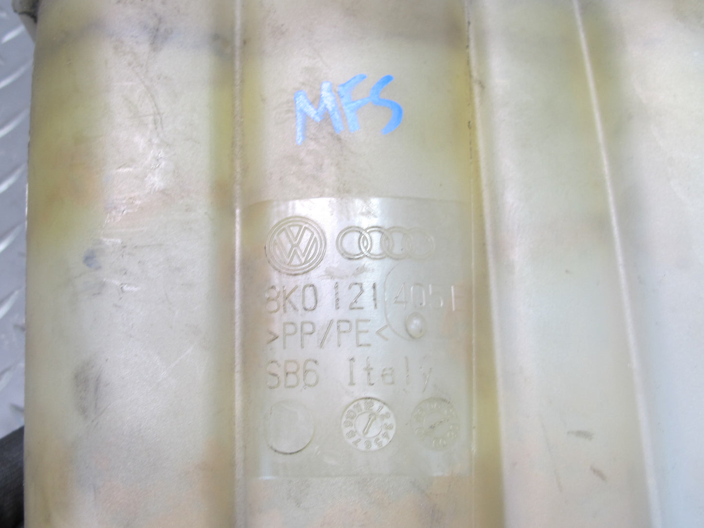 08-12 Audi 8T S5 4.2L Engine Coolant Expansion Overflow Reservoir Tank OEM