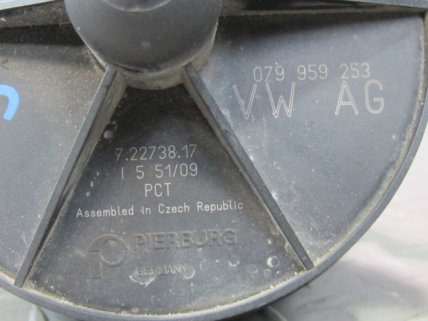 10-12 Audi 8T S5 Secondary Air Injection Smog Pump w Pipes OEM