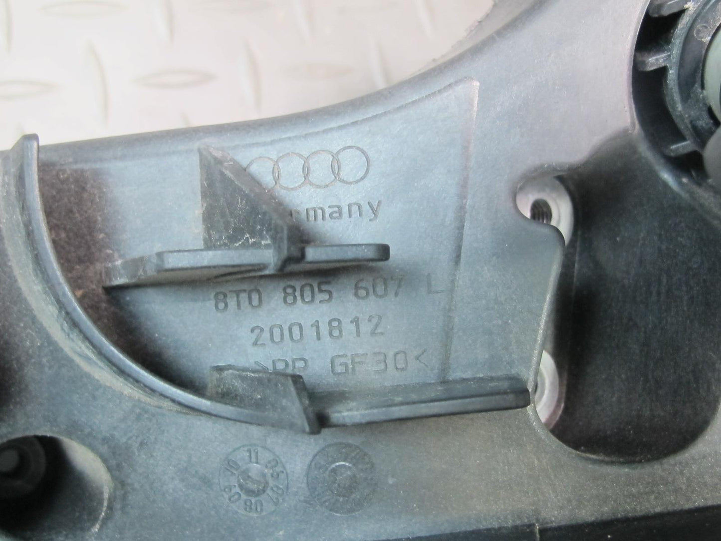 08-12 Audi 8T A5 S5 Front Left Headlight Mount Bracket Support OEM