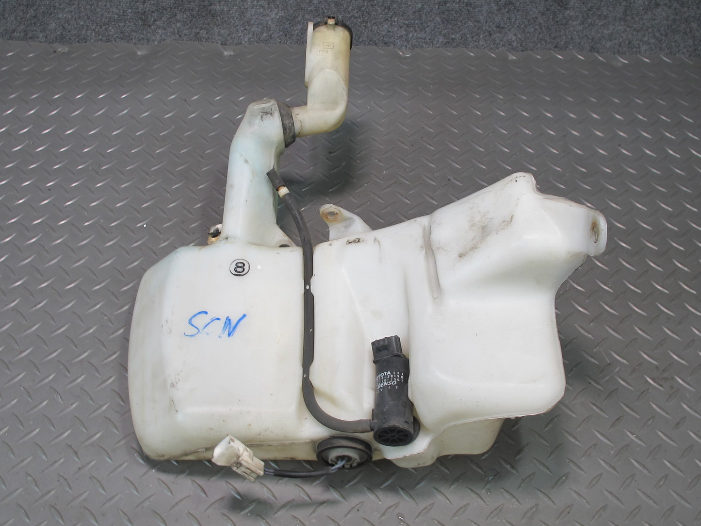 93-00 Lexus JZZ31L SC400 SC300 Windshield Washer Fluid Reservoir Tank w Pump OEM