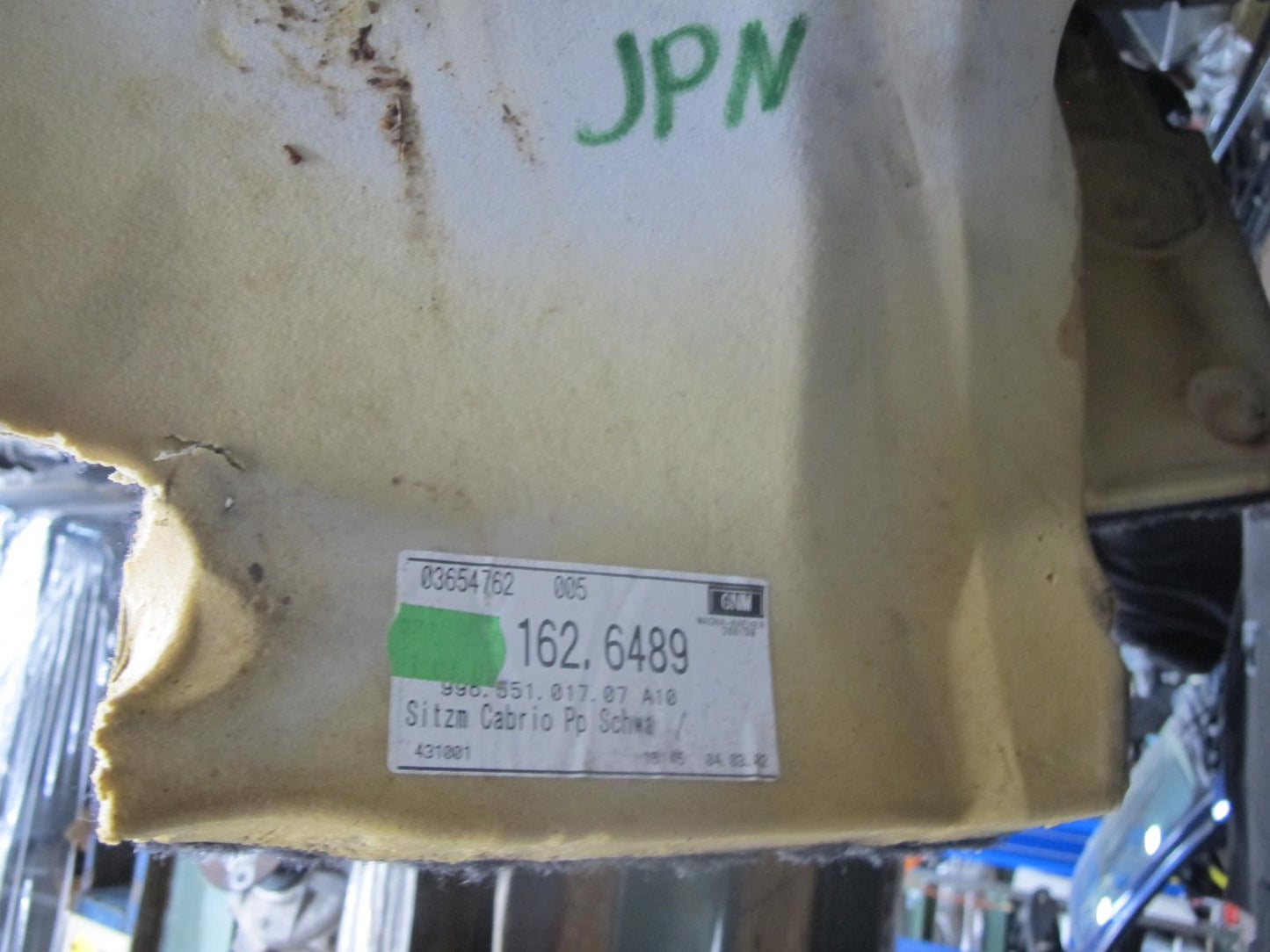 2000-2004 Porsche 911 996 Convertible Front & Rear Interior Floor Carpet Set