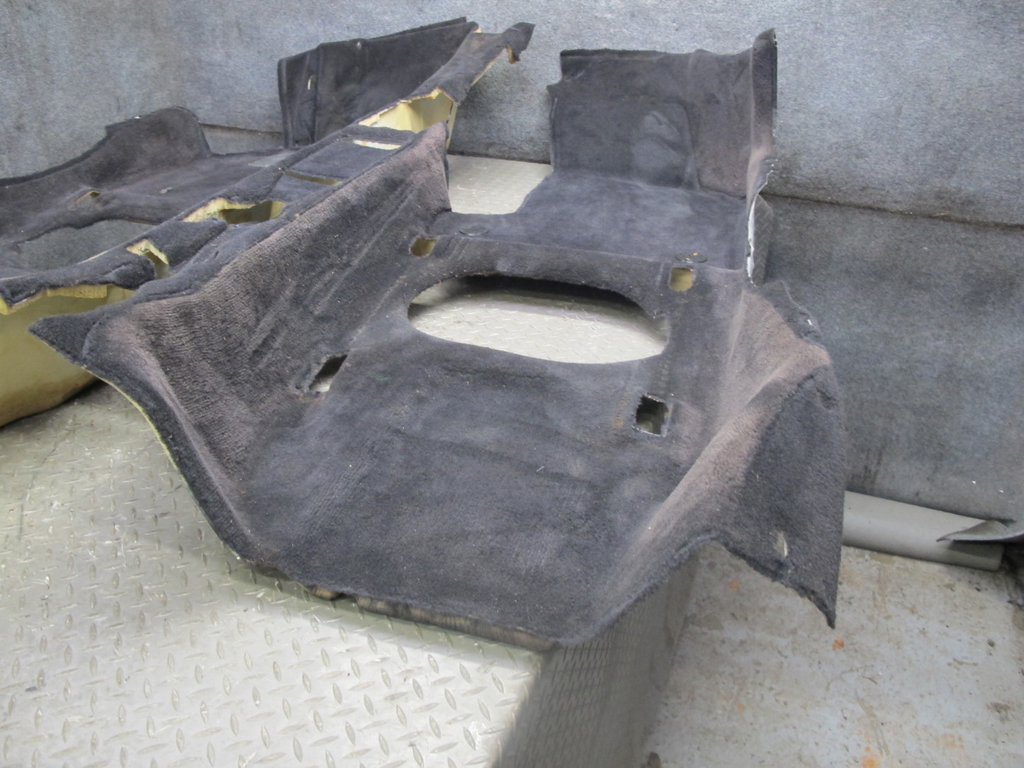 2000-2004 Porsche 911 996 Convertible Front & Rear Interior Floor Carpet Set