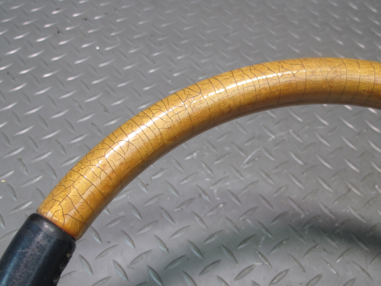 98-00 Lexus UCF20L LS400 Leather Wood Steering w Cruise Control Switch Black OEM