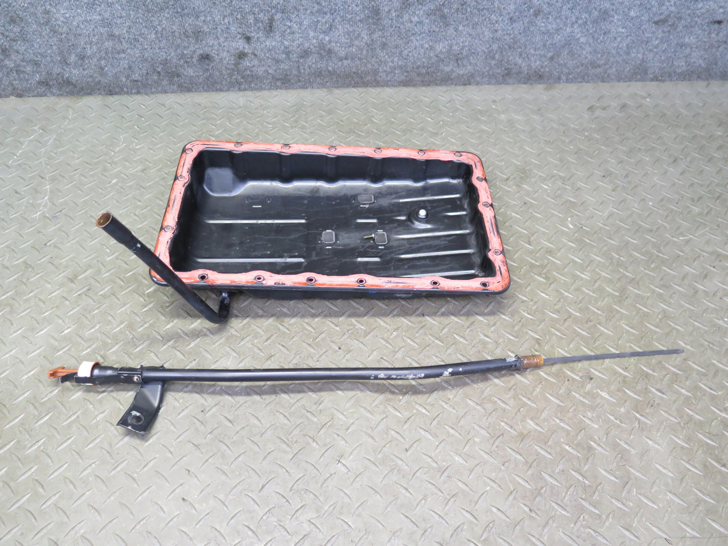 98-00 Lexus JZZ31L SC300 A340E A/T Automatic Transmission Oil Pan w Dipstick OEM