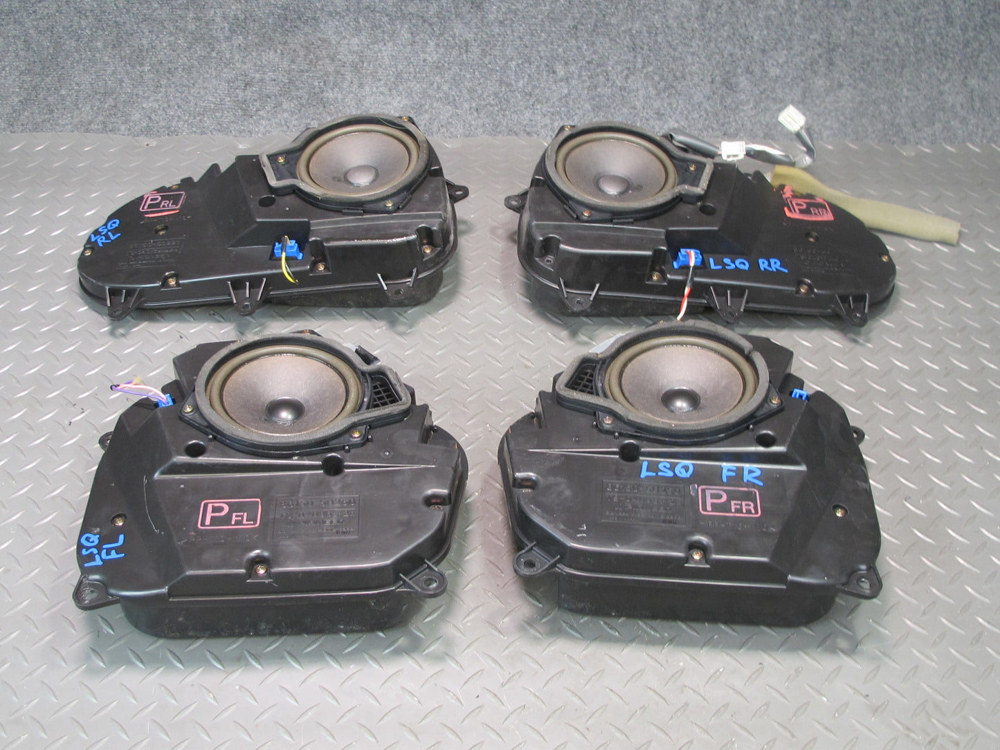 95-00 Lexus UCF20L LS400 Set of 4 Front & Rear Door Speaker Pioneer OEM