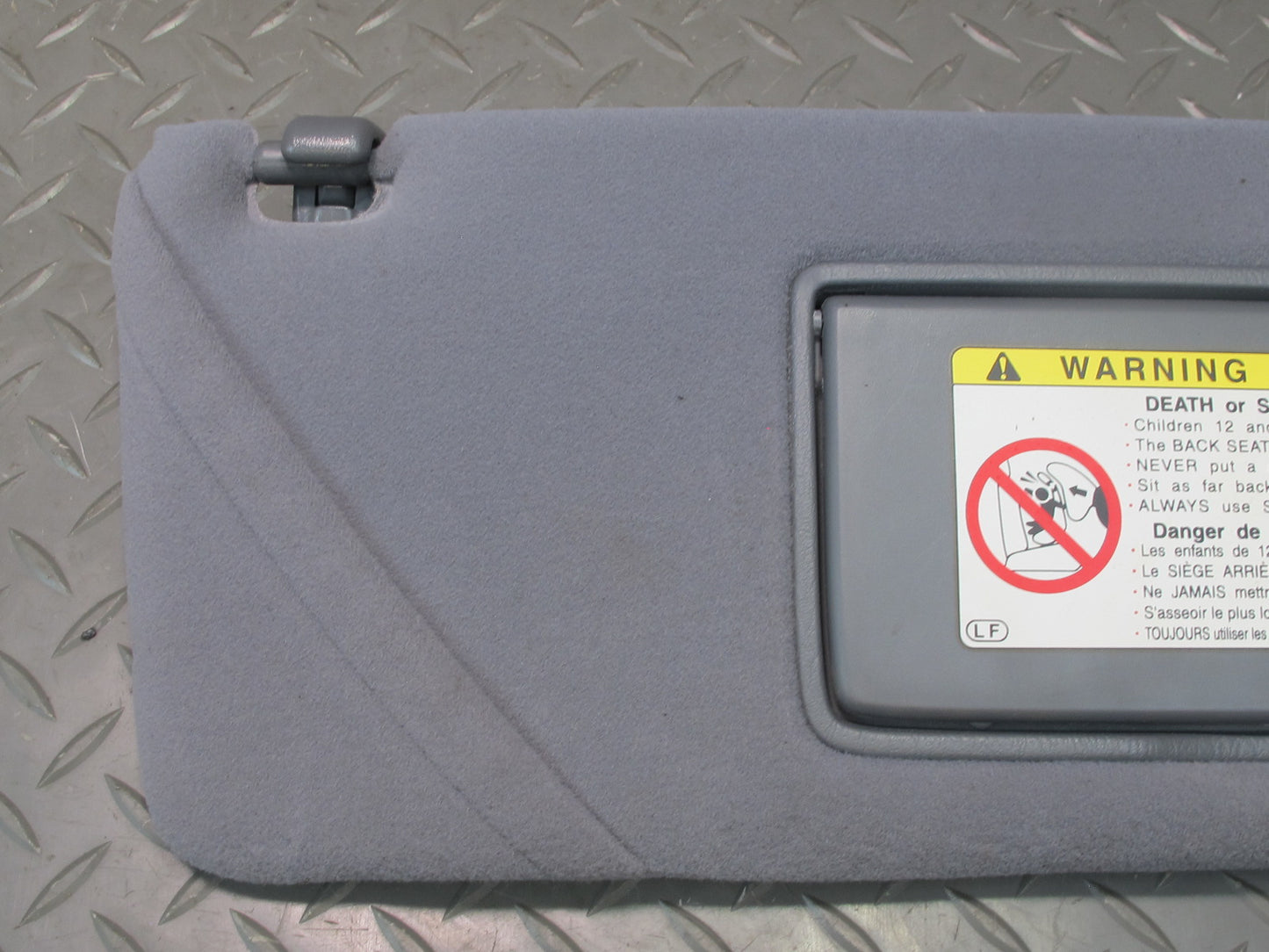 98-00 Lexus UCF20L LS400 Set of 2 Front Left & Right Sun Visor Blue Gray OEM