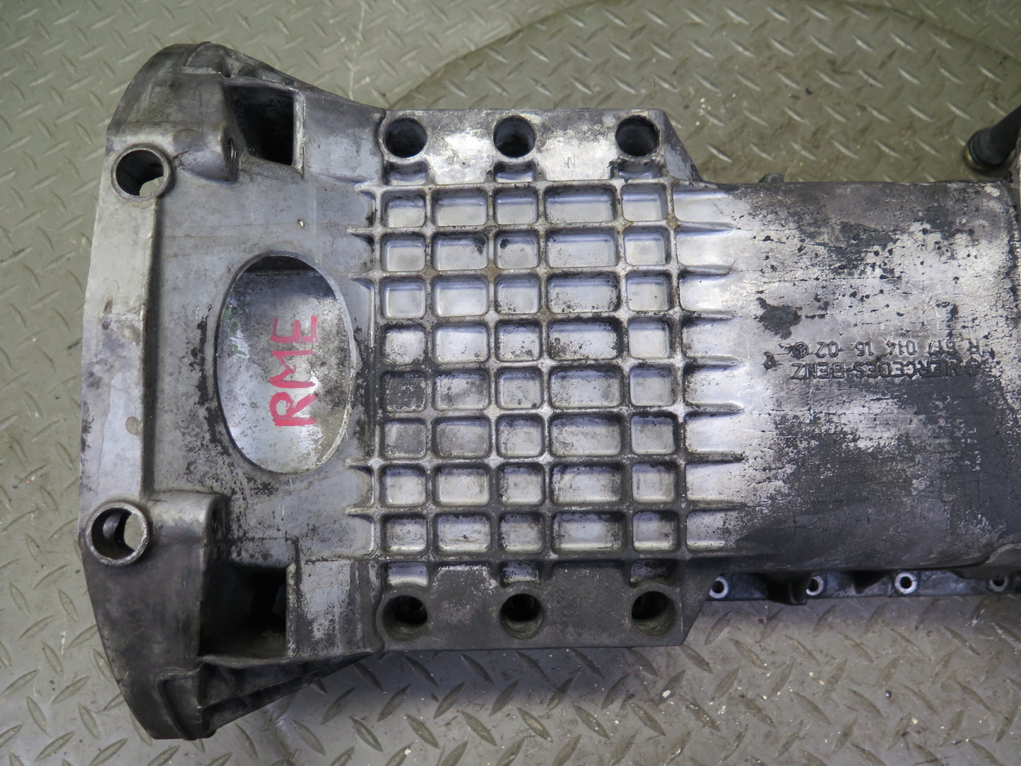 82-85 Mercedes W123 300D OM617 617.952 Diesel Engine Upper Oil Pan OEM