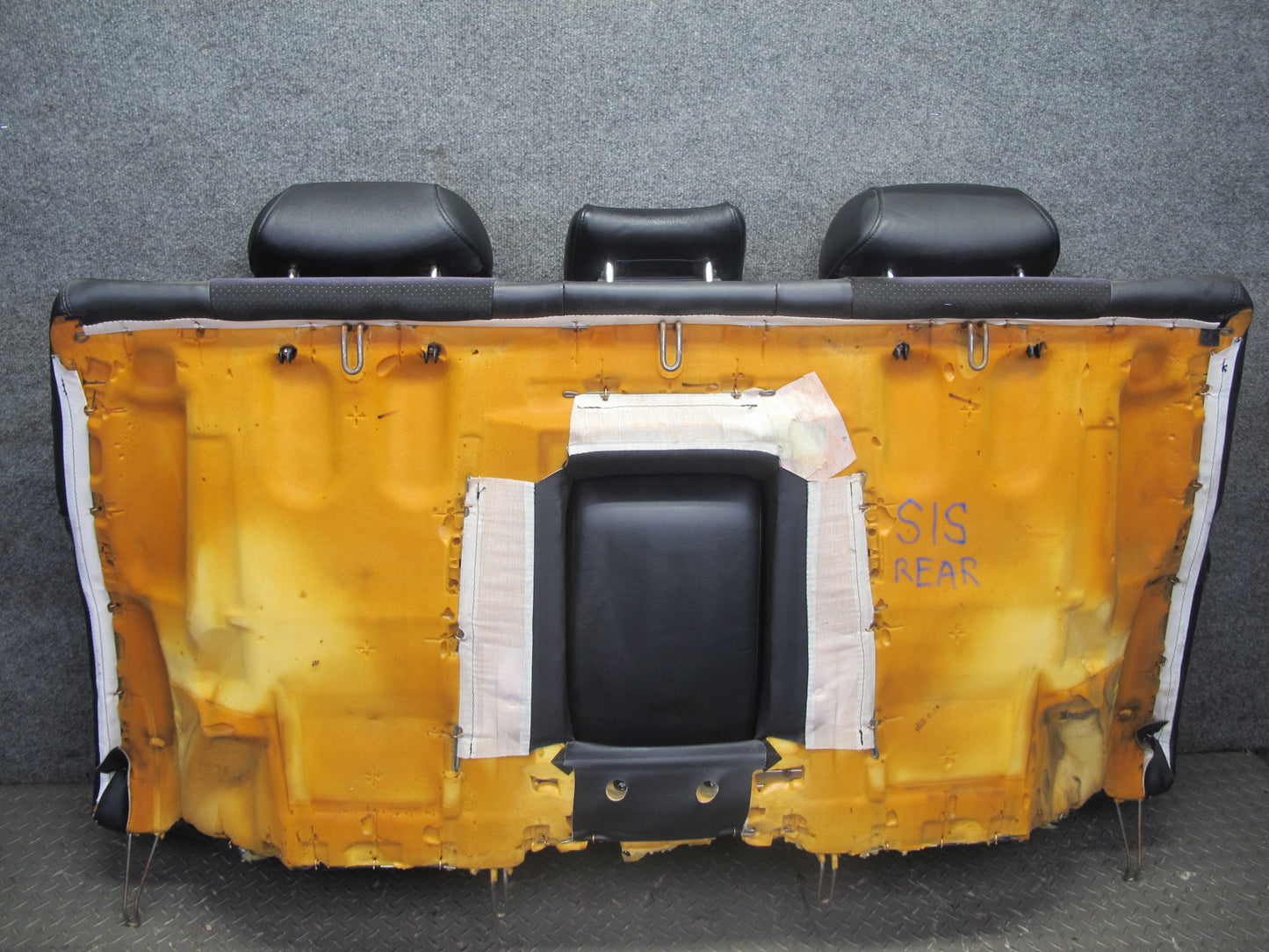 2001 Lexus JCE10L IS300 Sedan Front & Rear Suede Leather Black Seat Set OEM