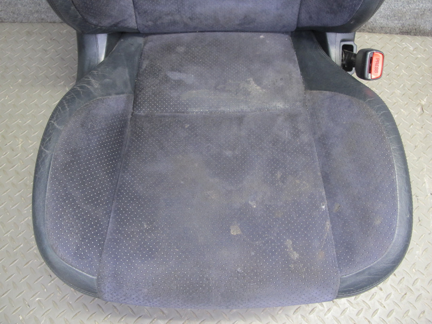 2001 Lexus JCE10L IS300 Sedan Front & Rear Suede Leather Black Seat Set OEM