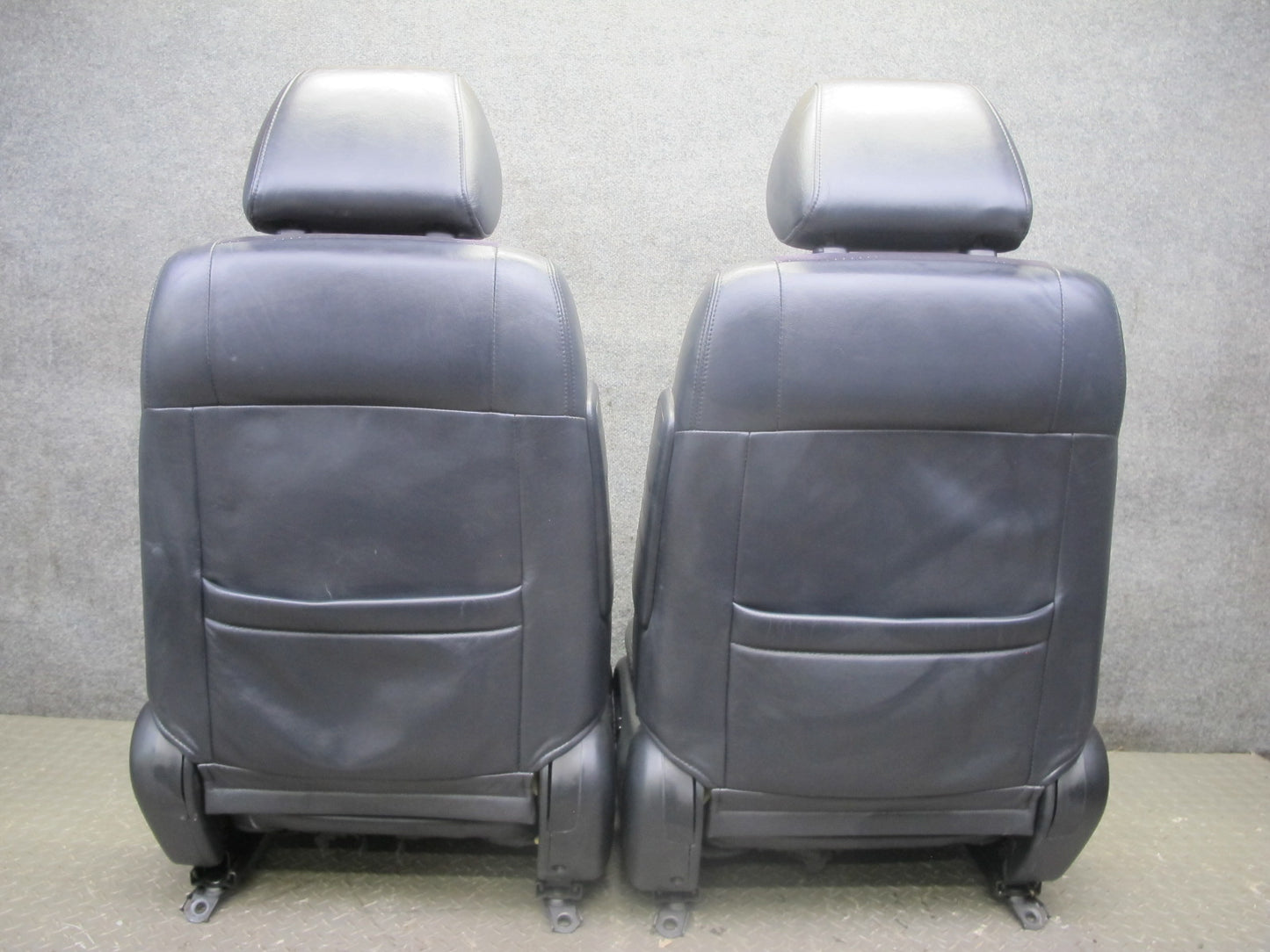 2001 Lexus JCE10L IS300 Sedan Front & Rear Suede Leather Black Seat Set OEM