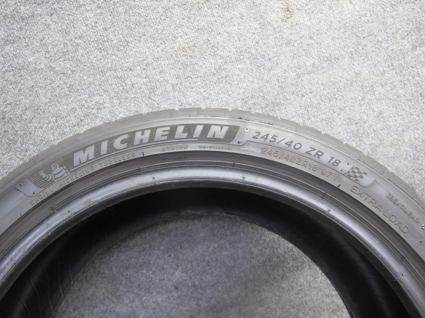 Set of 2 Michelin Pilot Sport ALL Season 4 245/40 ZR18 97Y 4022 4122 7/32 Tread