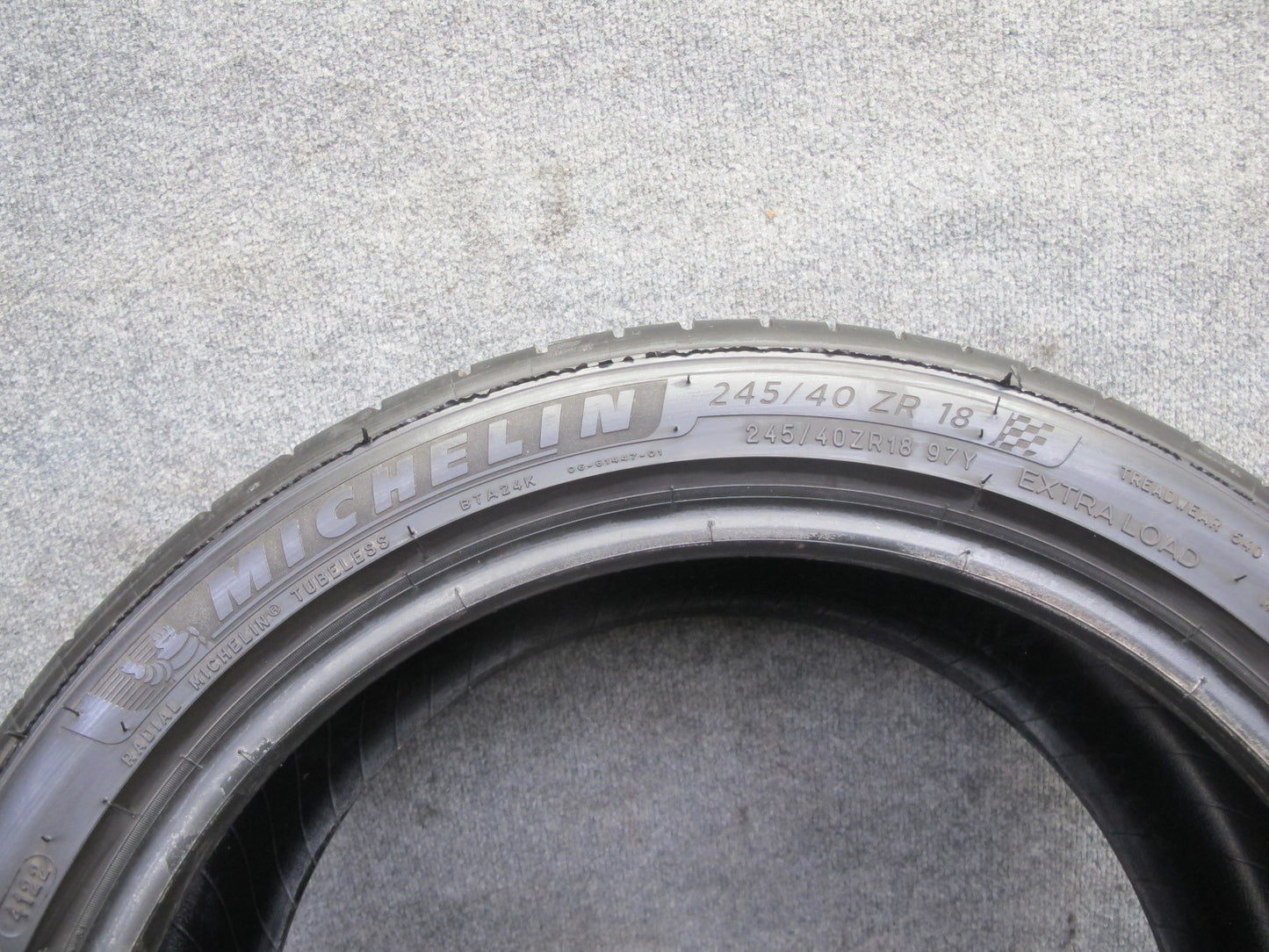 Set of 2 Michelin Pilot Sport ALL Season 4 245/40 ZR18 97Y 4022 4122 7/32 Tread