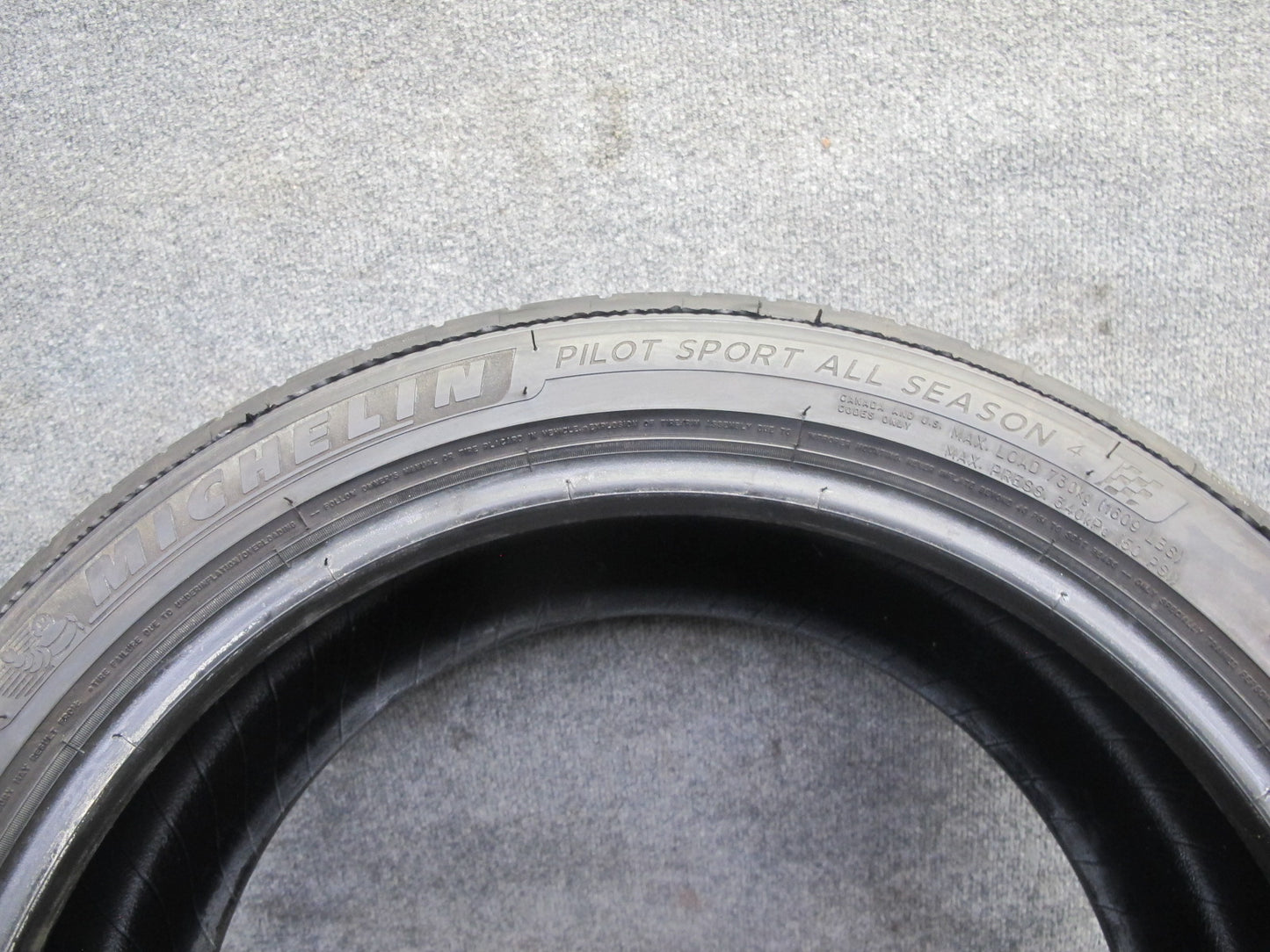 Set of 2 Michelin Pilot Sport ALL Season 4 245/40 ZR18 97Y 4022 4122 7/32 Tread