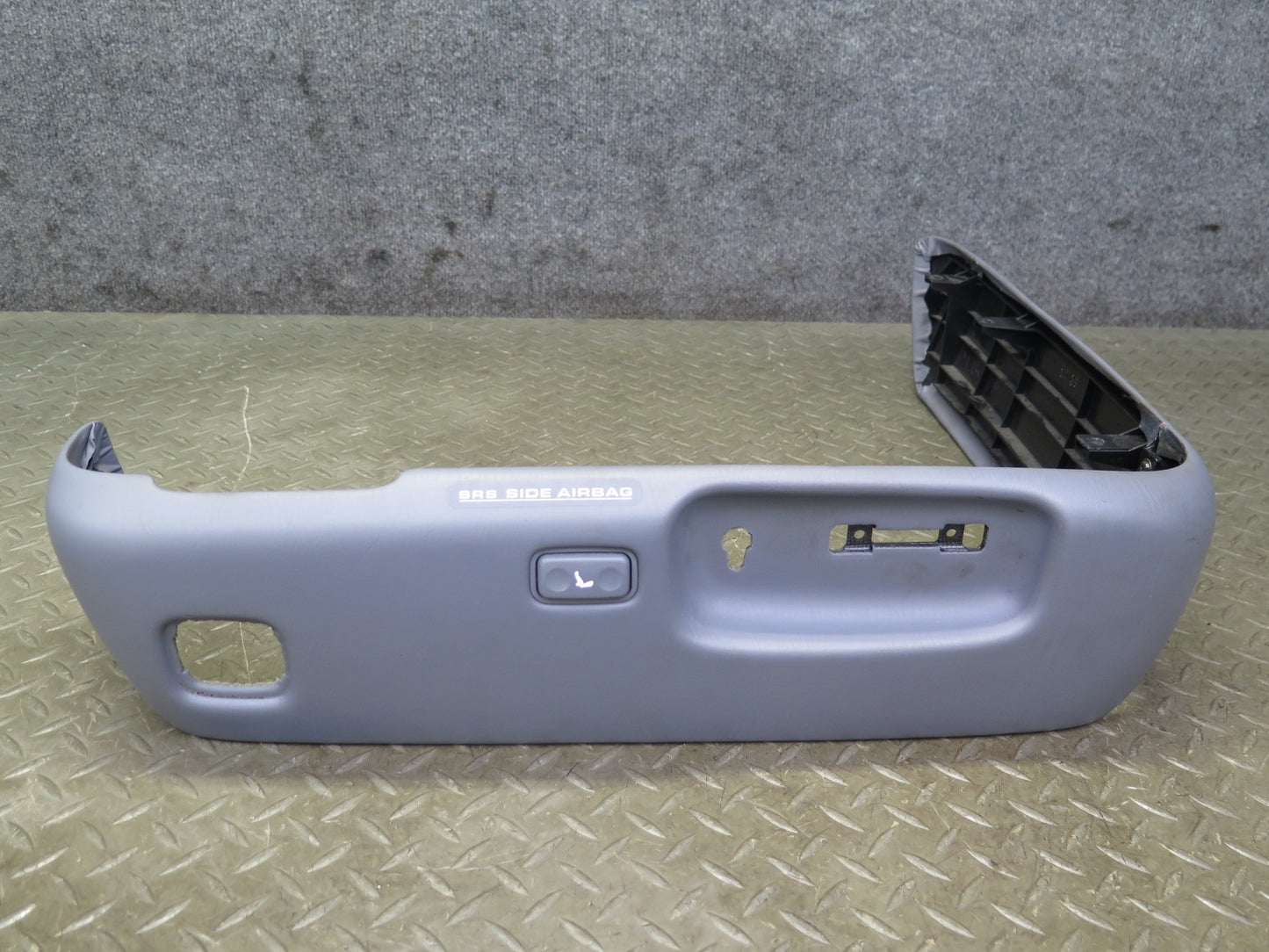 98-00 Lexus UCF20L LS400 Front Right Seat Adjust Trim Cover Panel Set Gray OEM