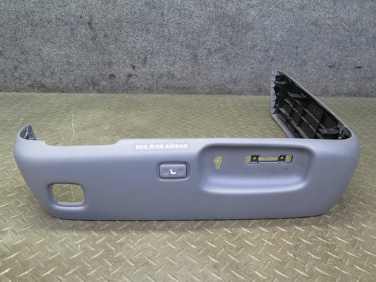 98-00 Lexus UCF20L LS400 Front Right Seat Adjust Trim Cover Panel Set Gray OEM